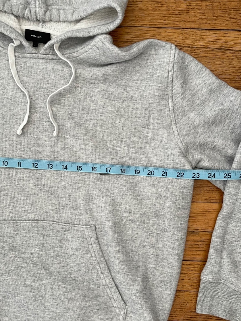 Vince French Terry Hoodie Gray - Picture 6 of 9